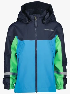 Overtøj|Didriksons Pilvi Skaljakke, Flag Blue Blå/Grøn