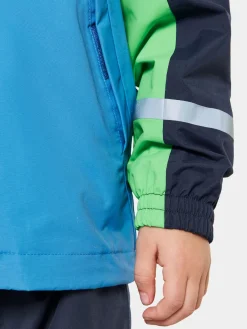 Overtøj|Didriksons Pilvi Skaljakke, Flag Blue Blå/Grøn