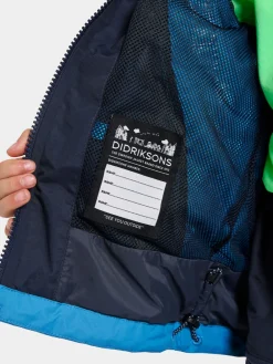 Overtøj|Didriksons Pilvi Skaljakke, Flag Blue Blå/Grøn