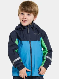 Overtøj|Didriksons Pilvi Skaljakke, Flag Blue Blå/Grøn