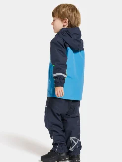 Overtøj|Didriksons Pilvi Skaljakke, Flag Blue Blå/Grøn