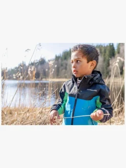 Overtøj|Didriksons Pilvi Skaljakke, Flag Blue Blå/Grøn