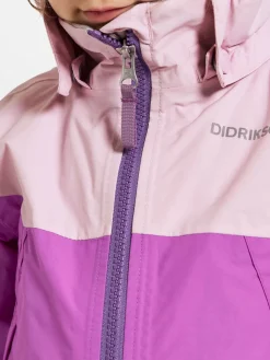 Overtøj|Didriksons Pilvi Skaljakke, Tulip Purple Lilla/Lyserød
