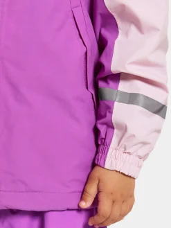 Overtøj|Didriksons Pilvi Skaljakke, Tulip Purple Lilla/Lyserød
