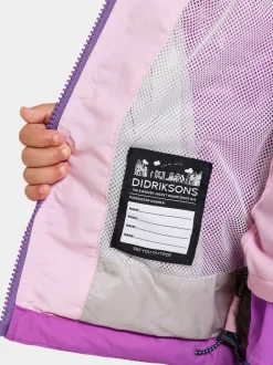 Overtøj|Didriksons Pilvi Skaljakke, Tulip Purple Lilla/Lyserød