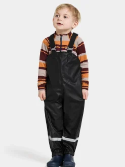 Regntøj|Didriksons Plaskeman Regnbukser, Black Sort