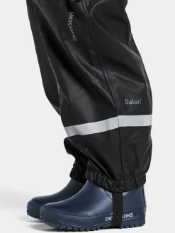 Regntøj|Didriksons Plaskeman Regnbukser, Black Sort