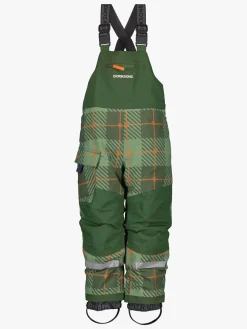 Vintertøj|Didriksons Polarbjörnen Overtræksbukser, Termos Pine Green Grøn/Orange