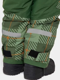 Vintertøj|Didriksons Polarbjörnen Overtræksbukser, Termos Pine Green Grøn/Orange