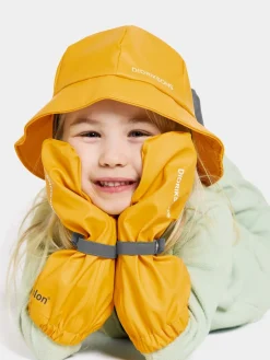 Regntøj|Tilbehør|Didriksons Regnhat, Oat Yellow Gul