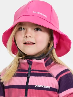 Børn Didriksons Regntøj|Tilbehør-Regnhat, Sweet Pink