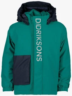 Børn Didriksons Vintertøj-Rio Vinterjakke, Petrol Green