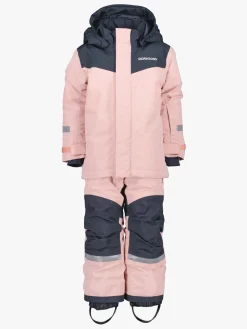 Børn Didriksons Vintertøj-Skare Skisæt, Dusty Pink