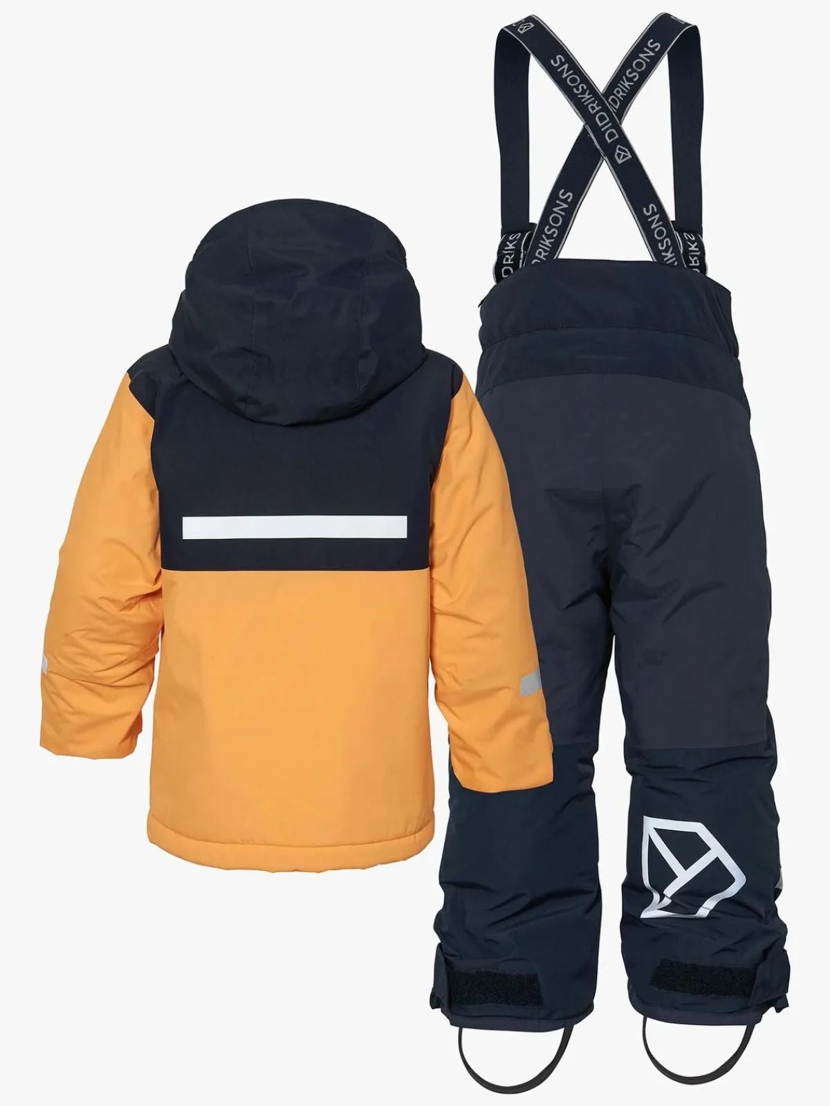 Børn Didriksons Vintertøj-Skare Skisæt, Fire Yellow