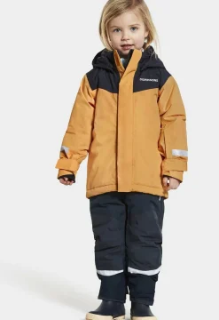 Børn Didriksons Vintertøj-Skare Skisæt, Fire Yellow