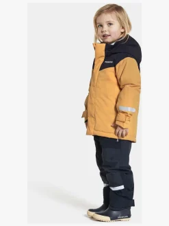 Børn Didriksons Vintertøj-Skare Skisæt, Fire Yellow