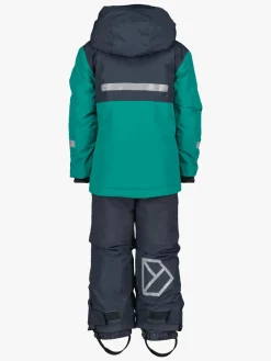 Vintertøj|Didriksons Skare Skisæt, Petrol Green Grøn/Sort