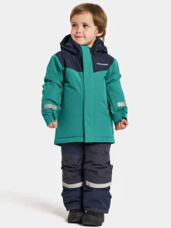 Vintertøj|Didriksons Skare Skisæt, Petrol Green Grøn/Sort