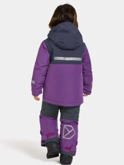 Vintertøj|Didriksons Skare Skisæt, Royal Purple Lilla/Sort