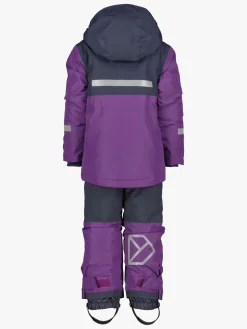 Vintertøj|Didriksons Skare Skisæt, Royal Purple Lilla/Sort