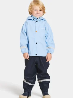 Regntøj|Didriksons Slaskeman Regnsæt, Light Sea Blue Blå