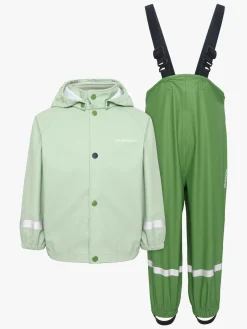 Regntøj|Didriksons Slaskeman Regnsæt, Light Algae Green