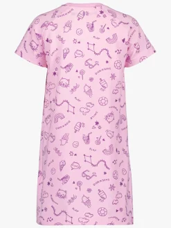 Børn Didriksons Kjoler & Tunikaer-Smultron Kjole, Doodle Orchid Pink