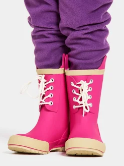 Gummistøvler|Didriksons Splashman Gummistøvler, Plastic Pink Lyserød/Hvid
