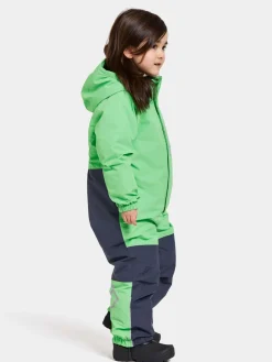 Overtøj|Didriksons Talvi Flyverdragt, Dusty Lime Grøn/Grå