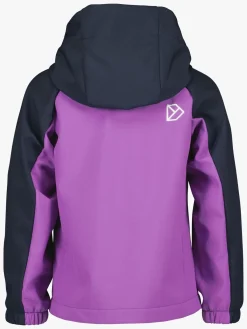 Børn Didriksons Overtøj-Troel Softshelljakke, Tulip Purple