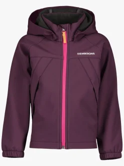 Børn Didriksons Overtøj-Troel Softshelljakke, Plumb
