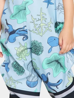 Regntøj|Didriksons Waterman Regnsæt, Ocean Multi Blue