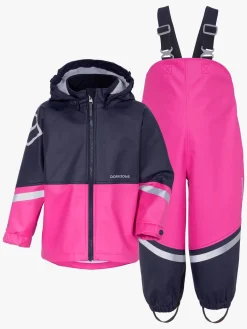 Børn Didriksons Regntøj-Waterman Regnsæt, Plastic Pink
