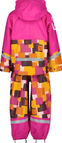 Børn Didriksons Regntøj-Waterman Regnsæt, Notes Pink