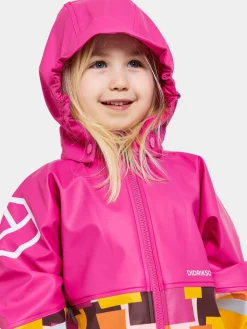 Børn Didriksons Regntøj-Waterman Regnsæt, Notes Pink