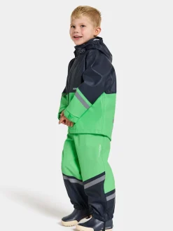 Regntøj|Didriksons Waterman Regnsæt, Navy Blå/Grøn