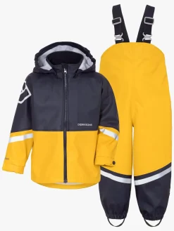 Børn Didriksons Regntøj-Waterman Regnsæt, Oat Yellow
