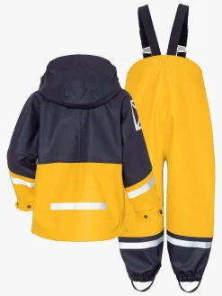 Børn Didriksons Regntøj-Waterman Regnsæt, Oat Yellow