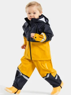 Børn Didriksons Regntøj-Waterman Regnsæt, Oat Yellow