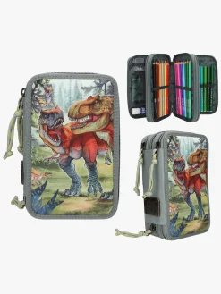 Kreativt Legetøj|DinoWorld Dino World BITE Penalhus med 3 Rum