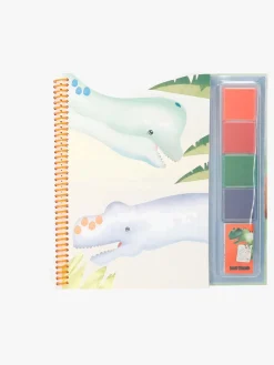 Kreativt Legetøj|DinoWorld Dino World Fingerprint Fun Malebog