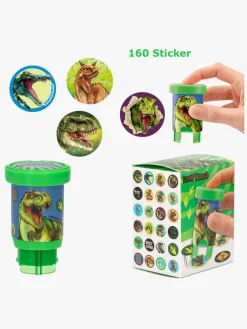 DinoWorld Kreativt Legetøj-Dino World Klistermærkestempel