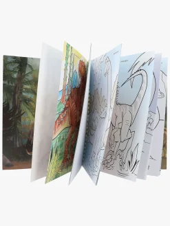 Kreativt Legetøj|DinoWorld Dino World Malebog med Farveblyanter