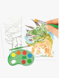 Kreativt Legetøj|DinoWorld Dino World Malesæt Colour Me Up Paper