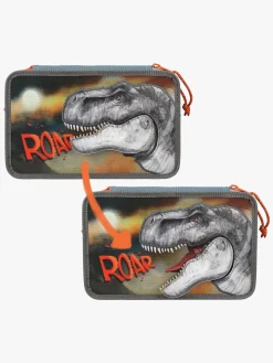 Kreativt Legetøj|DinoWorld Dino World Roar Tredelt Penalhus, Grå