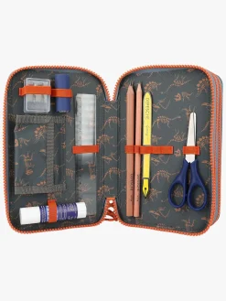 Kreativt Legetøj|DinoWorld Dino World Roar Tredelt Penalhus, Grå