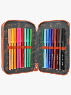 Kreativt Legetøj|DinoWorld Dino World Roar Tredelt Penalhus, Grå