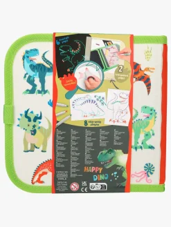 Kreativt Legetøj|DinoWorld Malebog Mal og Visk Ud