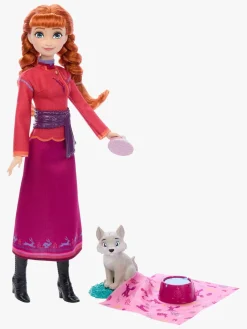DisneyFrozen Dukker & Bamser-Disney Frozen Anna Dukke og Ulveunge