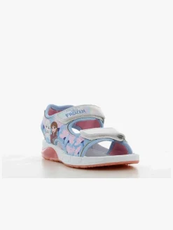 Børn DisneyFrozen Sandaler & Klipklapper-Disney Frozen Blinkende Sandaler, Silver/Blue